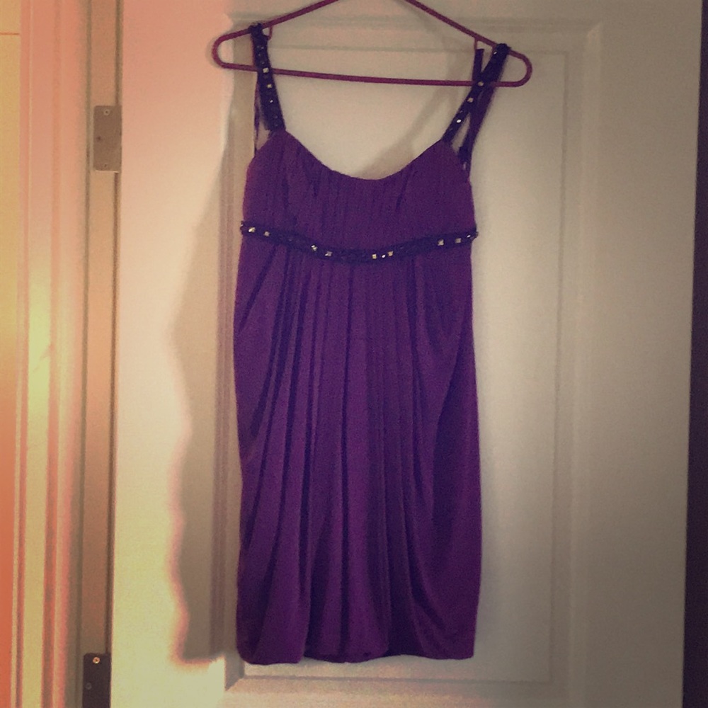 Pretty in purple dress